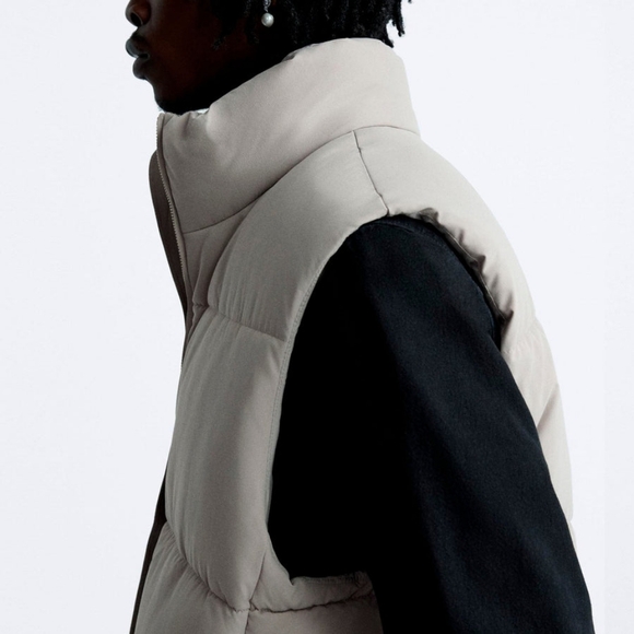 ZARA MEN'S PUFFER VEST SIZE XL - Picture 5 of 8